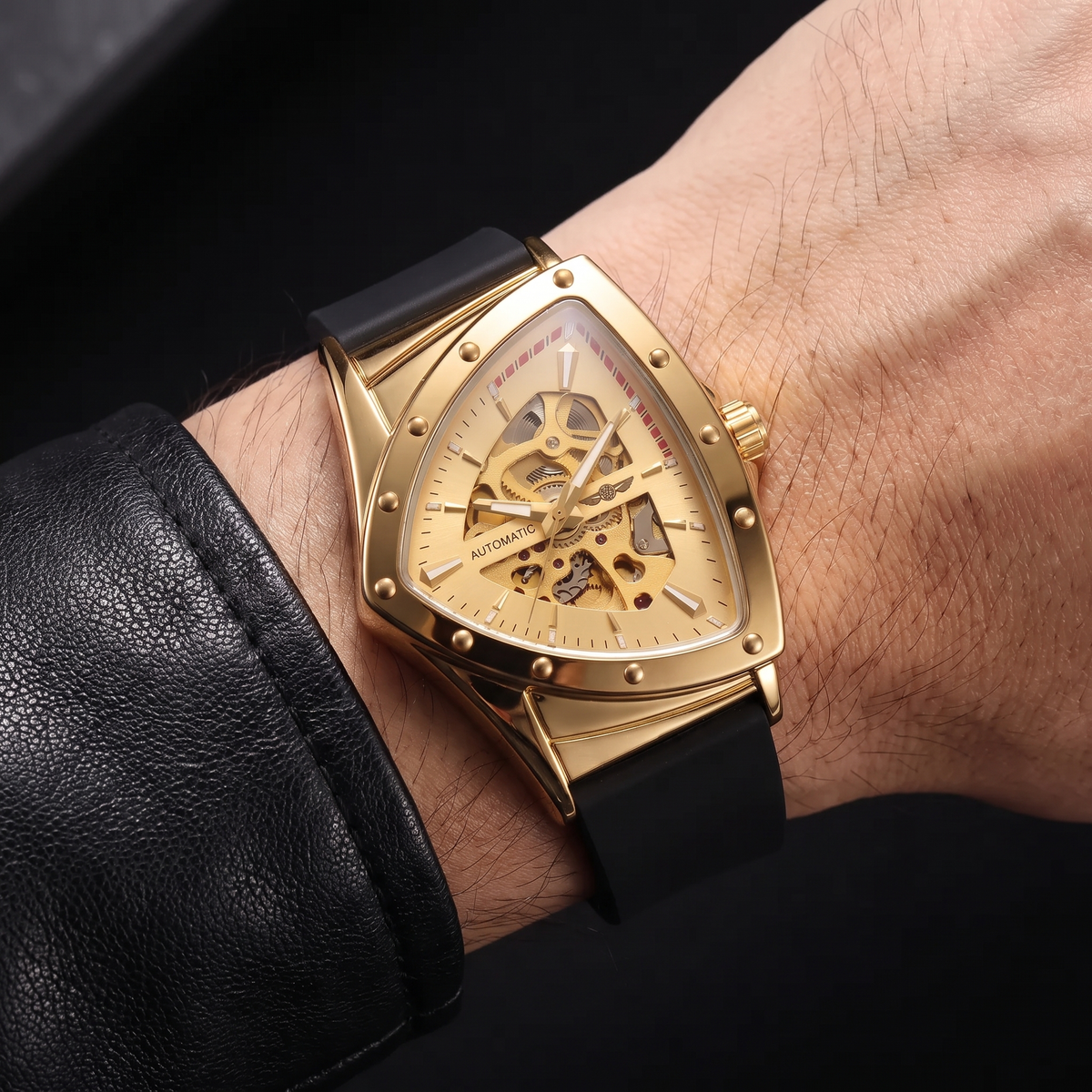 Triangle Skeleton Automatic Watch