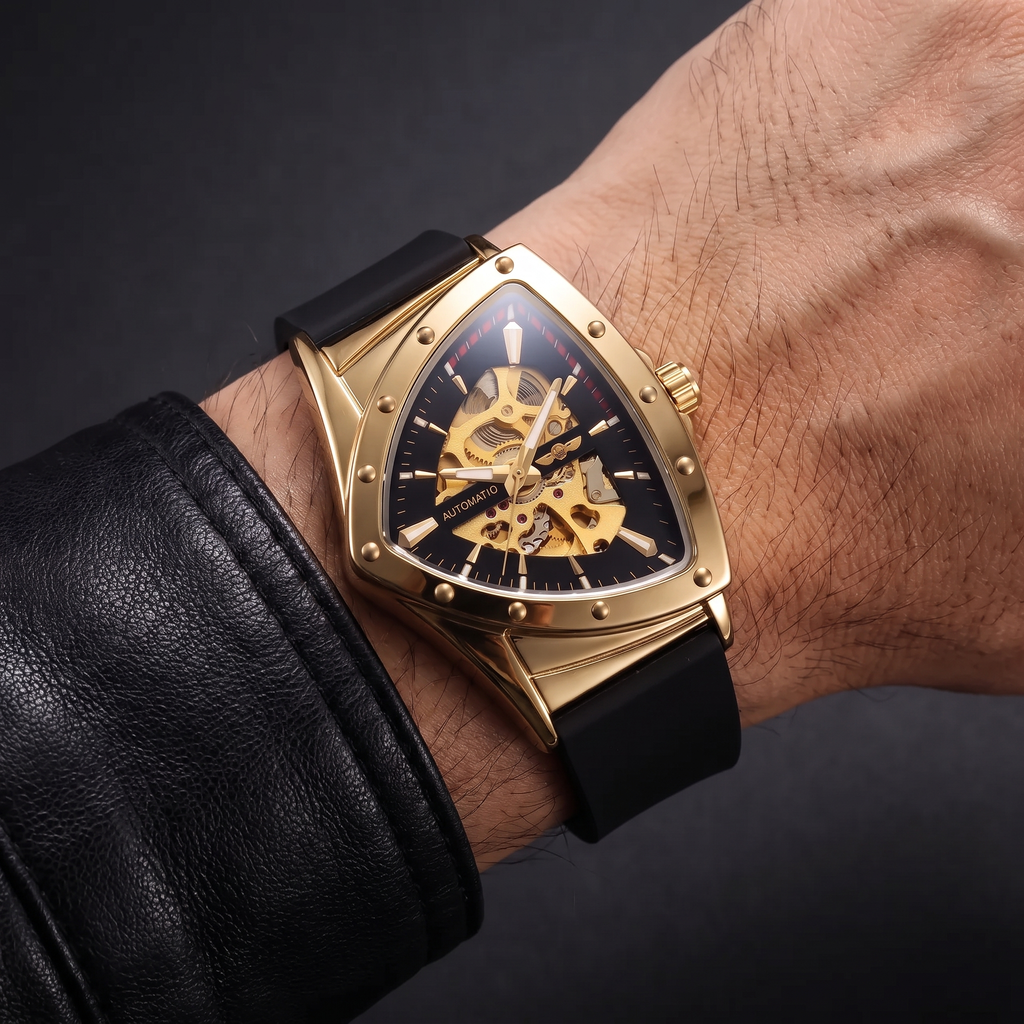 Triangle Skeleton Automatic Watch