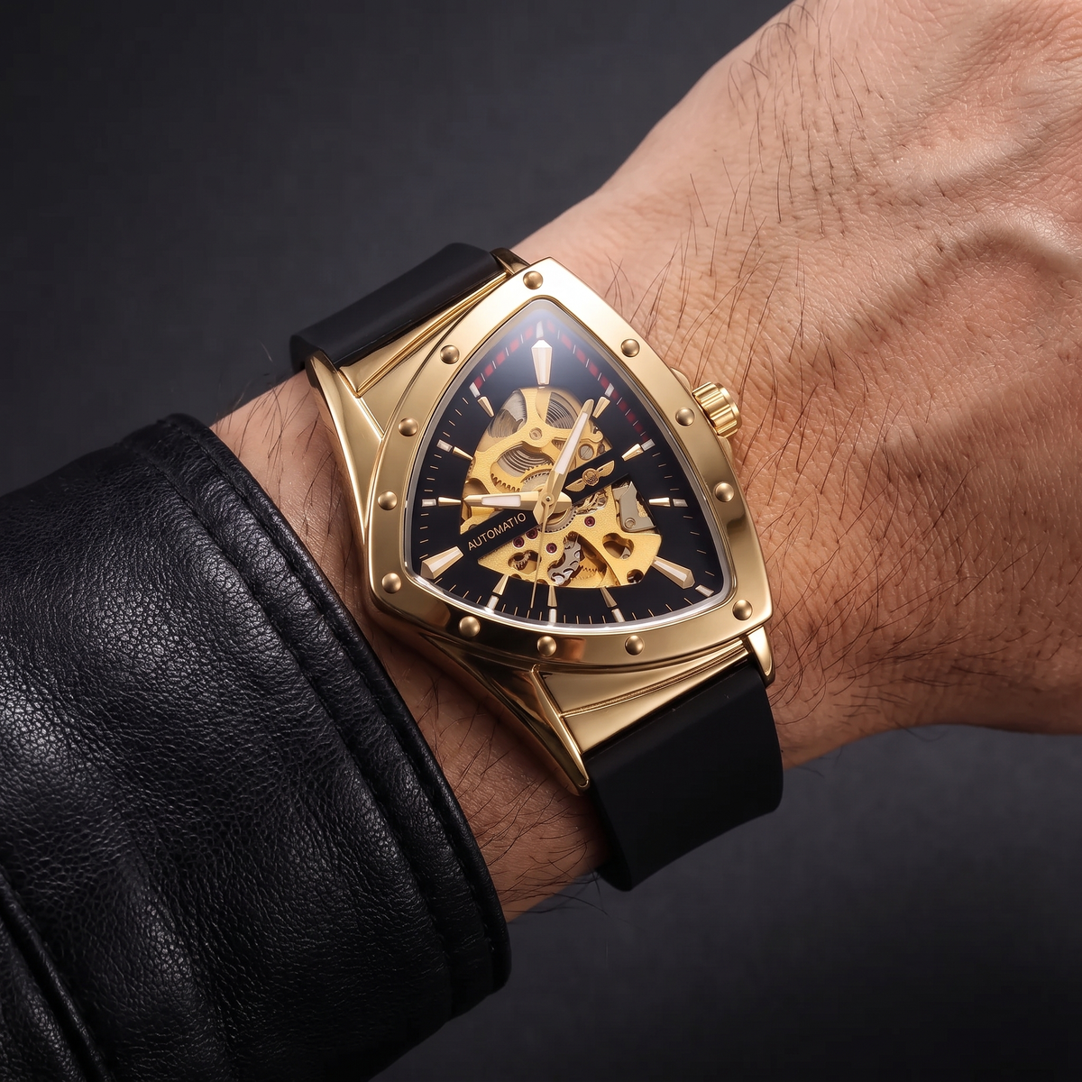 Triangle Skeleton Automatic Watch