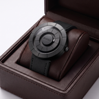 Leather Strap Dress Watch
