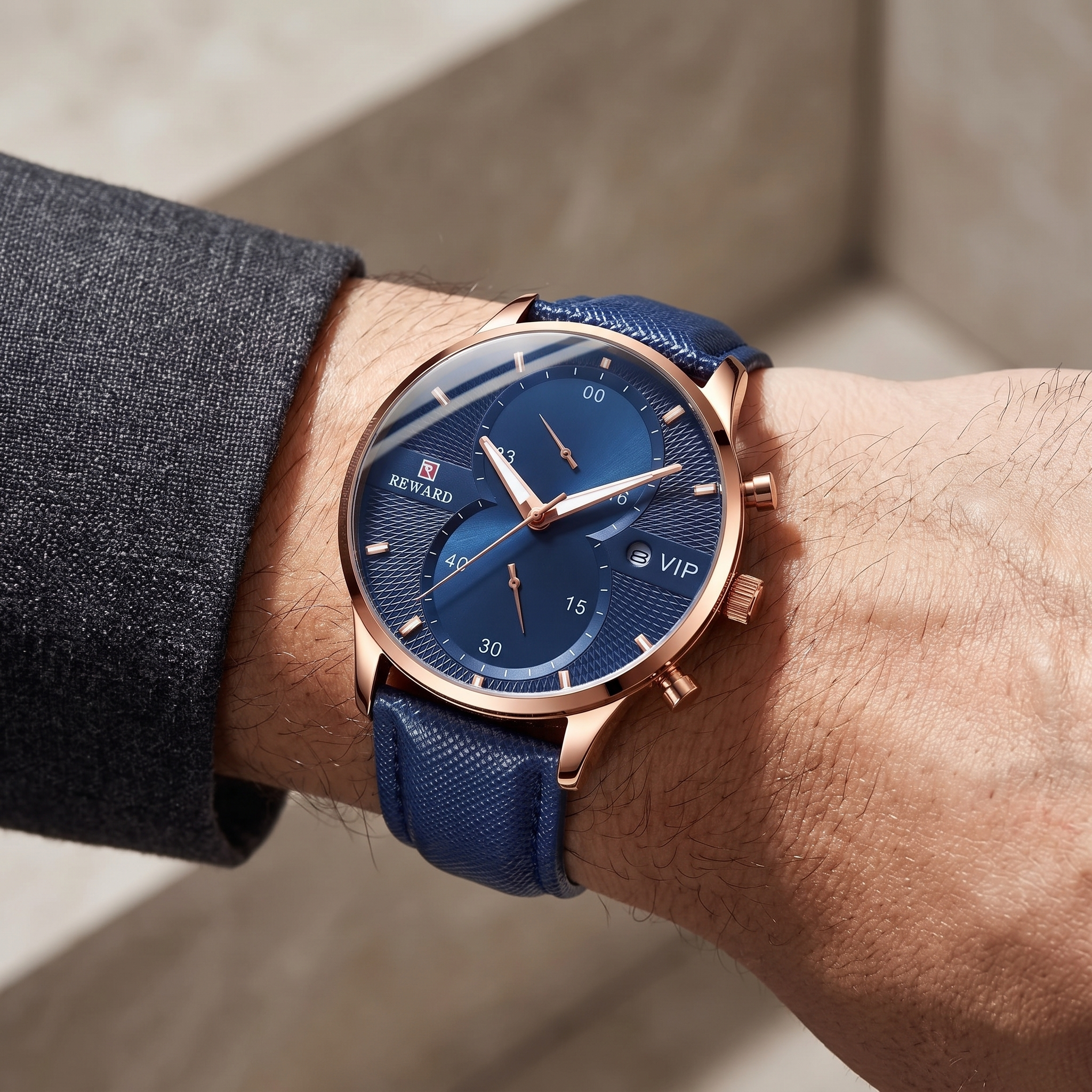 Classic Chronograph Wrist Watch