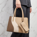 Leather Tote Bag Set