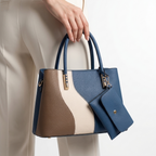 Leather Tote Bag Set