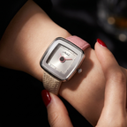 Luxury Leather Buckle Watch