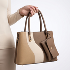 Leather Tote Bag Set