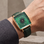 Men's Square Leather Watch