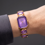 Women's Rhinestone Square Dial