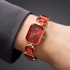 Women's Rhinestone Square Dial