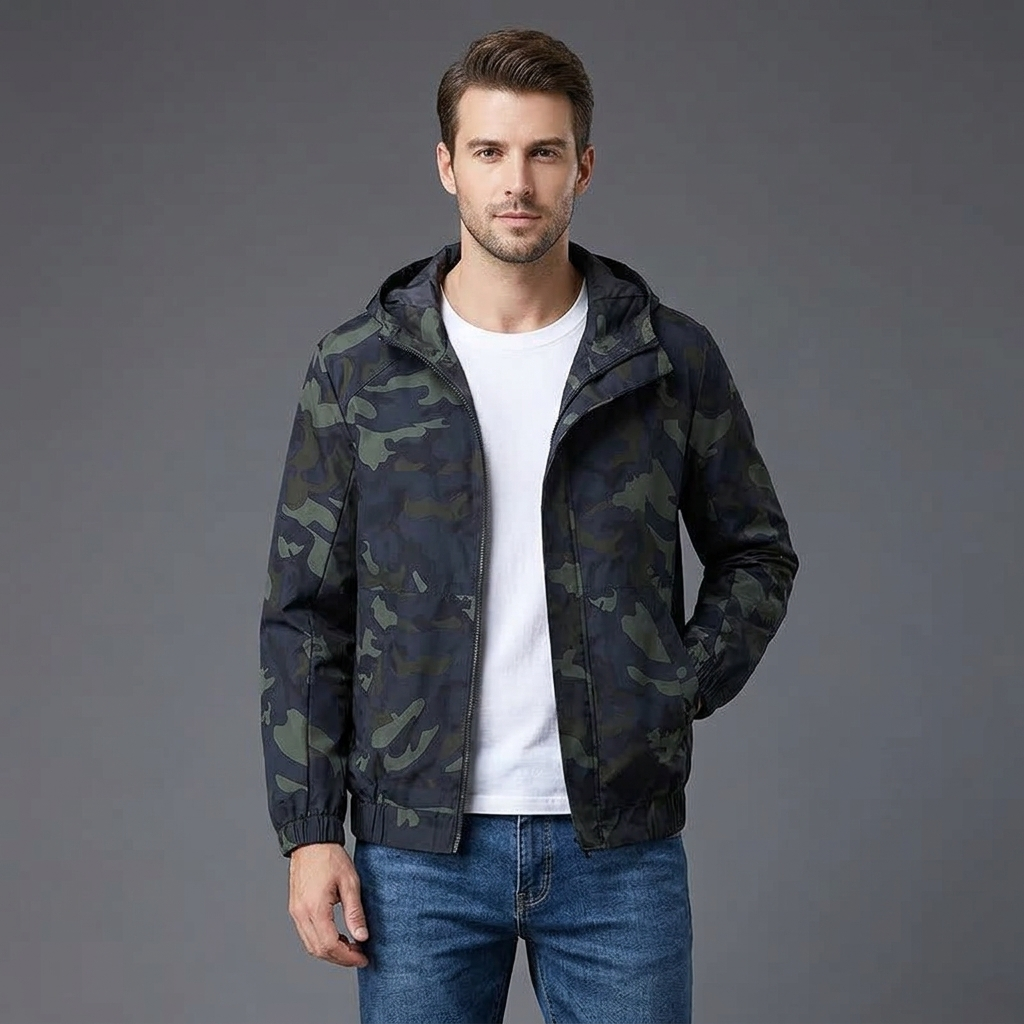American Style Zip-Up Outwear