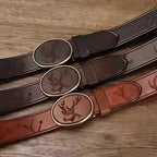 Brass Buckle Vintage Belt