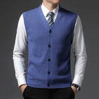 V-Neck Cardigan Sweater Vest