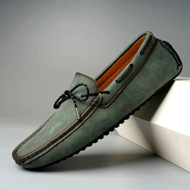 Premium Leather Slip-On Loafers