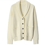 Classic Turn-Down Collar Knit
