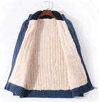 Thick Knit Zip-Up Sweater