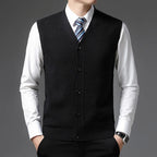 V-Neck Cardigan Sweater Vest