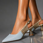 Handmade Leather Heel Sandals