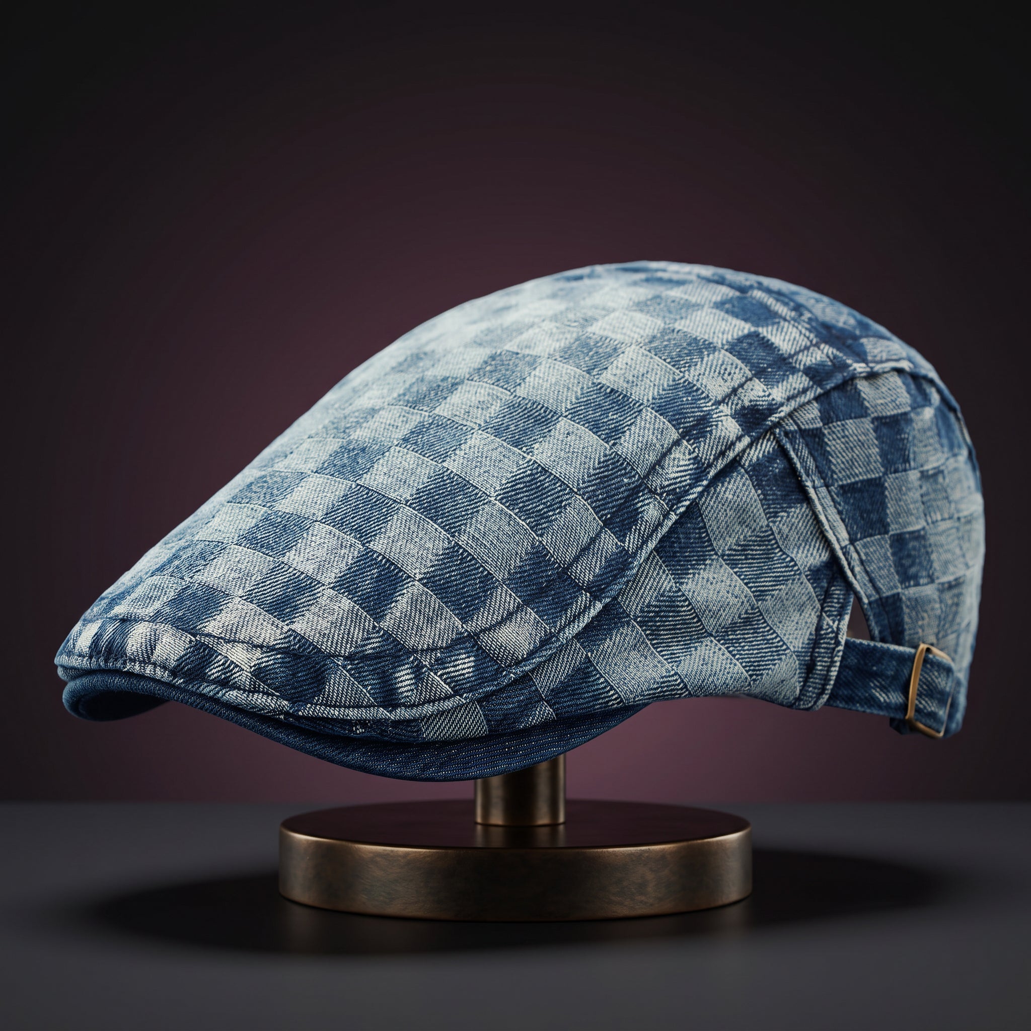 Cotton Flat Peaked Beret