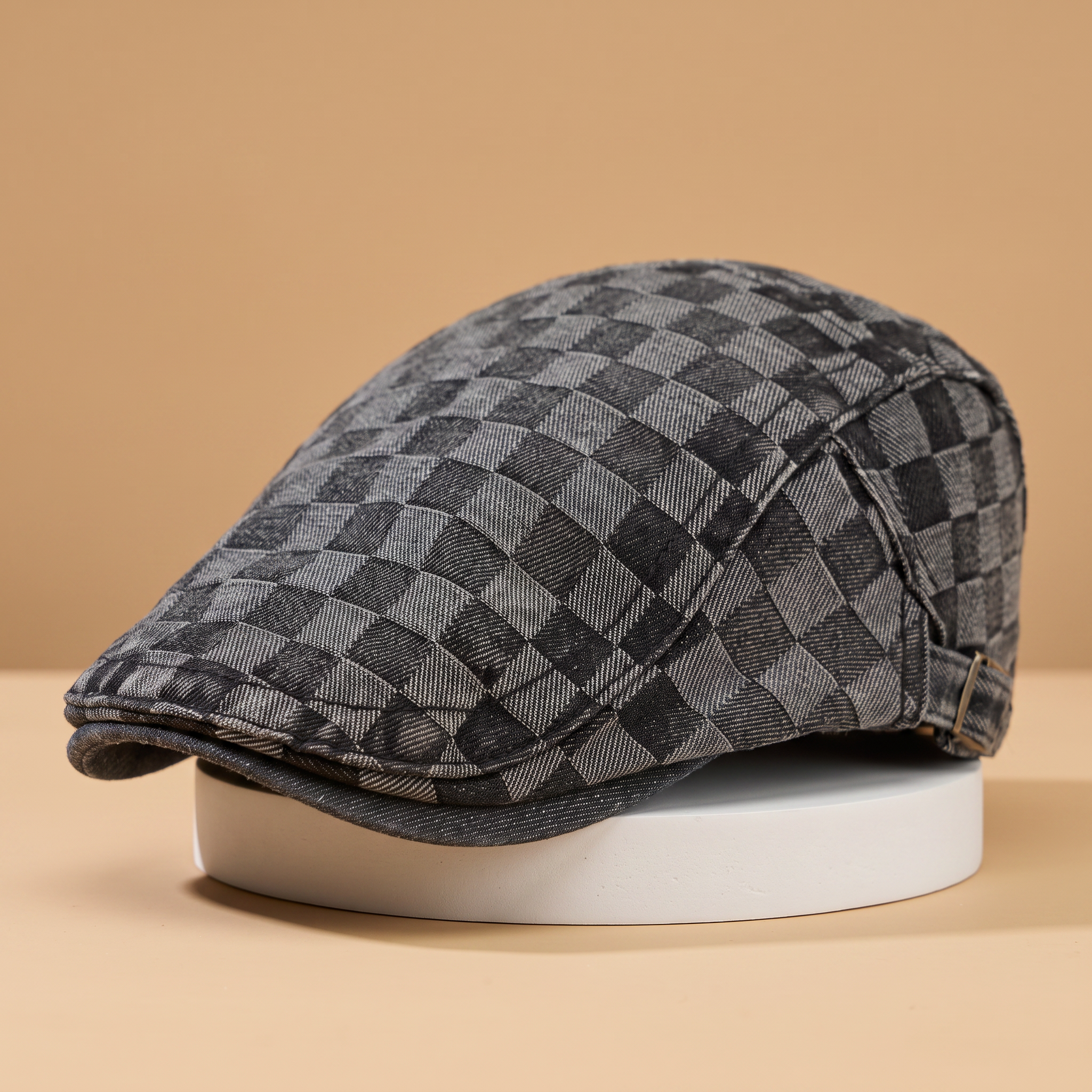 Cotton Flat Peaked Beret