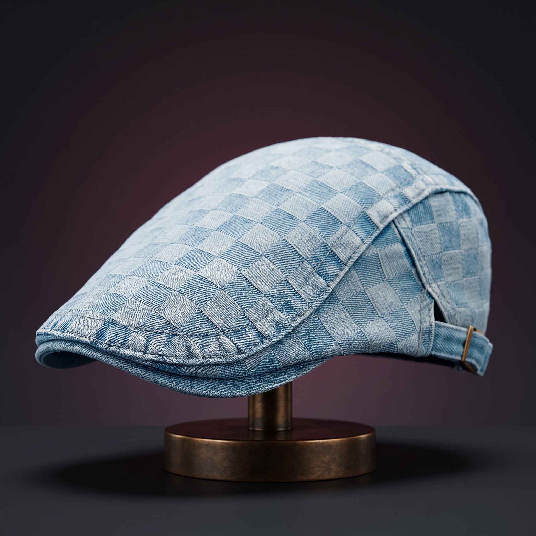 Cotton Flat Peaked Beret