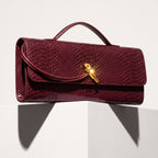 Embossed Baguette Bag