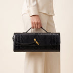 Embossed Baguette Bag