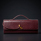 Embossed Baguette Bag