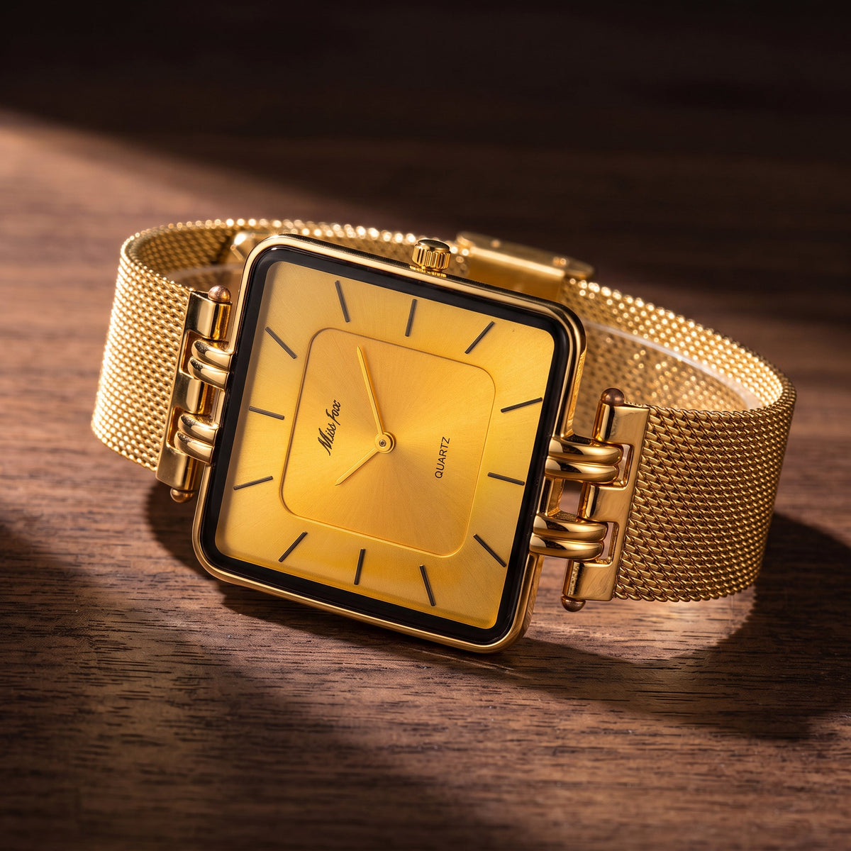 Luxury Mesh Band Wristwatch