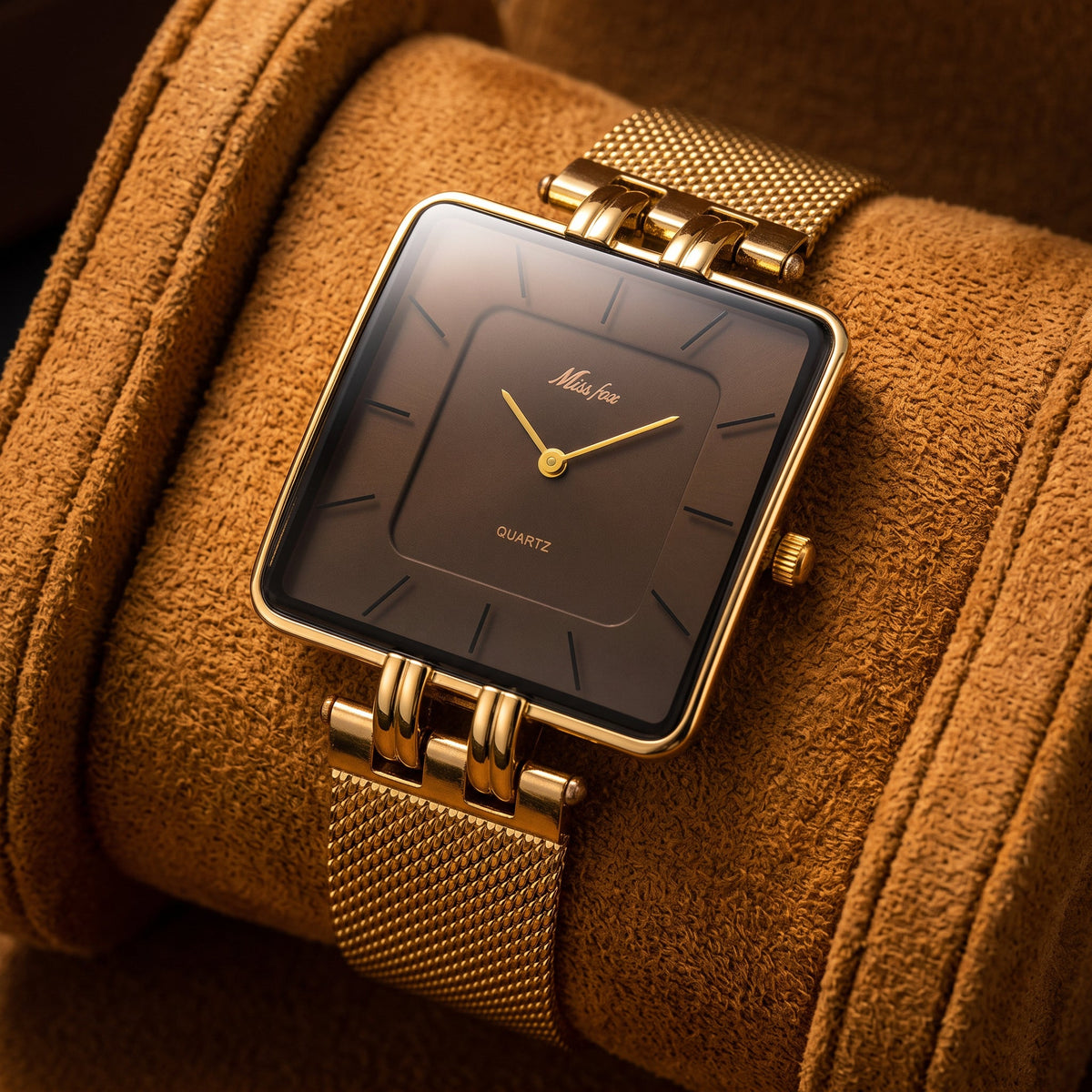 Luxury Mesh Band Wristwatch