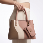 Leather Tote Bag Set