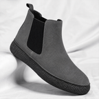Matte Leather Mid-Top