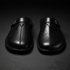 Genuine Leather Comfort Slide