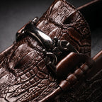 Men's Crocodile Slip-On Loafers